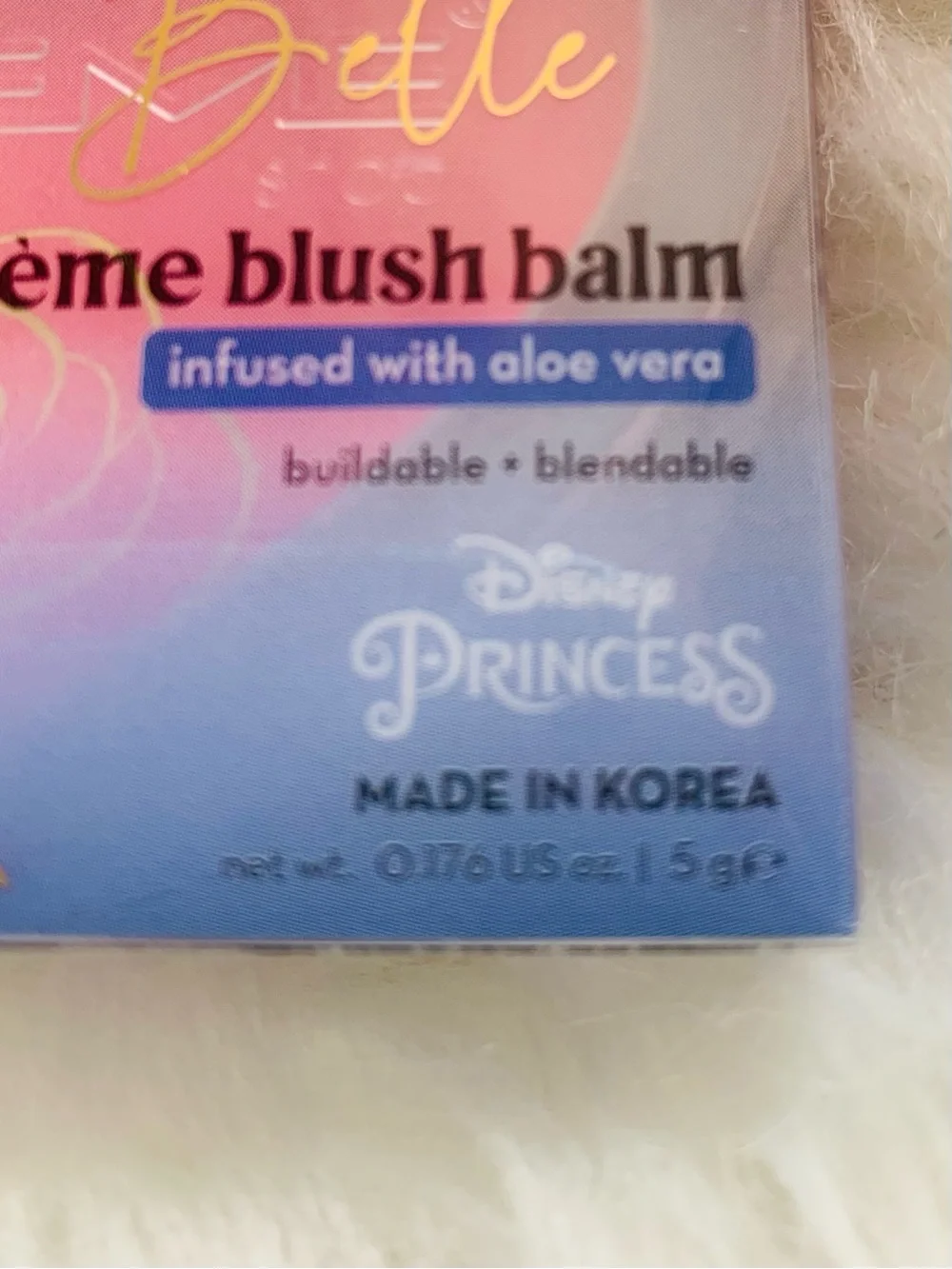 Disney Crème Bundle NEW Lip Balm Makeup Sponge Cream Blush Made in Korea